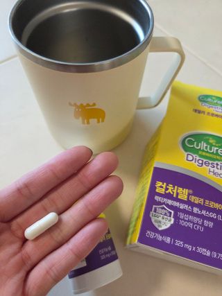 광동생활건강 [광동제약] 컬처렐 데일리프로바이오틱스 325mg * 30캡슐 — 5점을 준 리뷰어가 2025년 6월 올린 사용 사진