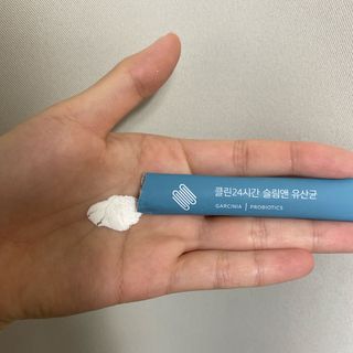 클린24시간 슬림앤유산균 1박스 (3.5g X 15포) — 5점을 준 리뷰어가 2023년 1월 올린 사용 사진