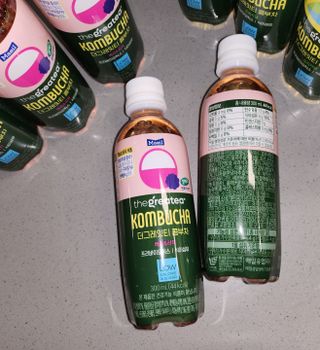 더그레잇티 콤부차 [매일유업] 더그레잇티 44kcal 콤부차 300ml *12개입 (오리지널 6개+베리리치 6개) — 5점을 준 리뷰어가 2023년 8월 올린 사용 사진