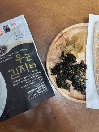 광천우리맛김 우리집밥도둑 맛있는광천김 우리김자반 50g 5봉 — 5점을 준 리뷰어가 2021년 11월 올린 사용 사진