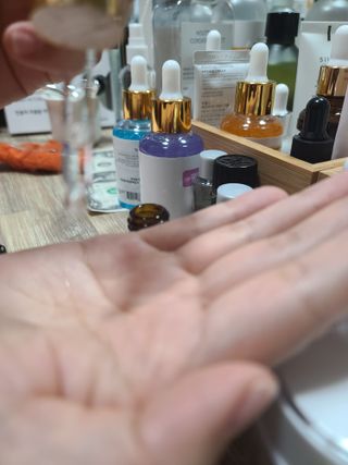 랑팡 EGF+FGF 10ppm 리포좀 앰플 원액 10ml — 5점을 준 리뷰어가 2021년 11월 올린 사용 사진