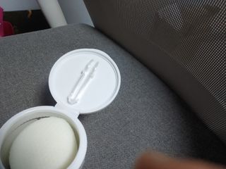 랑벨 비타 에너지 잡티 앰플 패드 65매 (투명하고 밝은 얼굴 광채패드) — 3점을 준 리뷰어가 2022년 6월 올린 사용 사진
