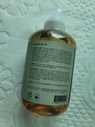빅그린 안티 헤어로스 탈모 시카 바이옴 샴푸 500ml (중건성두피용) — 5점을 준 리뷰어가 2022년 7월 올린 사용 사진