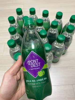 몽베스트 Montbest with Sparkling water Lime20병 — 5점을 준 리뷰어가 2022년 11월 올린 사용 사진