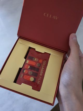 프리마인 귀족의 콜라겐, 92배 흡수율. 럭셔리 프리미엄 CH.V콜라겐필름 30매 — 5점을 준 리뷰어가 2022년 4월 올린 사용 사진