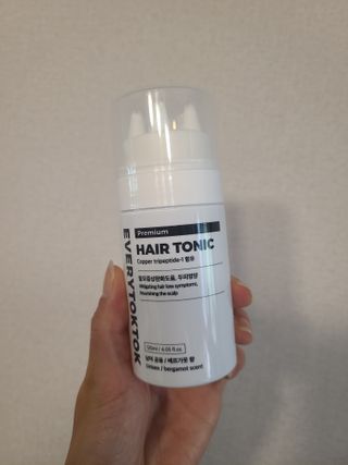 소담스퀘어 상암 에브리톡톡 헤어토닉 120ml — 5점을 준 리뷰어가 2022년 11월 올린 사용 사진
