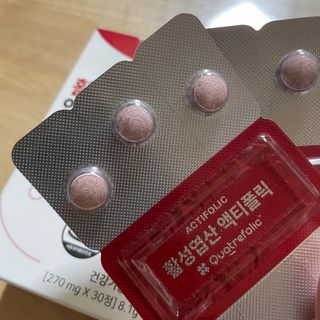 [리노브] 4세대 활성엽산 액티폴릭 270mg x 30정 — 5점을 준 리뷰어가 2022년 8월 올린 사용 사진