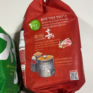 [풀무원] 자연은맛있다 정면, 백면, 홍면  세트 — 4.5점을 준 리뷰어가 2021년 4월 올린 사용 사진