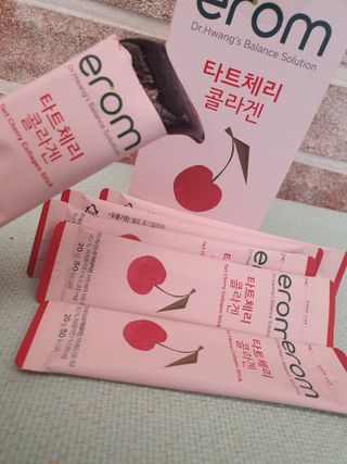 이롬 erom 타트체리 콜라겐 — 4점을 준 리뷰어가 2021년 3월 올린 사용 사진