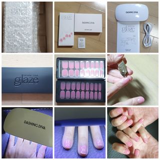 데싱디바 글레이즈 젤네일 별빛유리네일 6종_랜덤발송 — 3점을 준 리뷰어가 2021년 8월 올린 사용 사진
