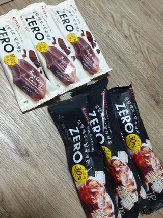 ZERO (초콜릿 칩 쿠키, 카카오 케이크, 후르츠 젤리, 아이스 콜라, 아이스 초코바) — 5점을 준 리뷰어가 2022년 6월 올린 사용 사진