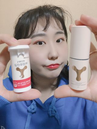 메이준뉴트리 메이준쎌 편안해질 Y케어 유산균 — 5점을 준 리뷰어가 2021년 2월 올린 사용 사진