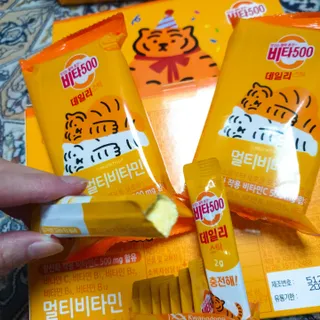 광동생활건강 [광동] 비타 500 데일리 스틱 VB, VC를 함유한 멀티비타민 30포+30포 — 5점을 준 리뷰어가 2022년 10월 올린 사용 사진