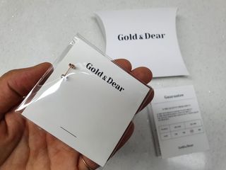 [골드앤디어] 14K 하트 미니 큐빅 피어싱_3color — 5점을 준 리뷰어가 2021년 7월 올린 사용 사진
