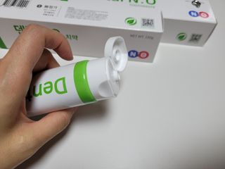 프리마인 유해균 뿐만 아니라 유익균까지 씻어내는 치약은 그만, 건강한 구강환경을 만드는 덴탈엔오 — 5점을 준 리뷰어가 2022년 12월 올린 사용 사진