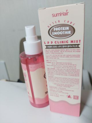 썸헤어 / SUMHAIR [썸헤어] 프로틴 스무디 클리닉 미스트 150ml — 4점을 준 리뷰어가 2021년 6월 올린 사용 사진
