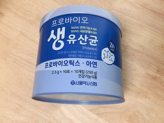 서울약사신협_프로바이오생유산균_2.5G x 100포 — 5점을 준 리뷰어가 2021년 5월 올린 사용 사진