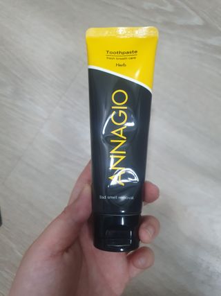 [지오클린] 안나지오 구취케어  기능성 치약 칫솔 세트 (칫솔 5 개+치약 100g 1 개 ) — 5점을 준 리뷰어가 2022년 7월 올린 사용 사진