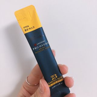 리더스코스메틱 리더스 프로 하이드라 아미노 슬리핑 마스크 — 5점을 준 리뷰어가 2021년 1월 올린 사용 사진