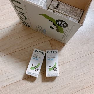 이롬 erom 황성주박사의 국산콩 두유 검은콩 고칼슘 — 5점을 준 리뷰어가 2020년 12월 올린 사용 사진
