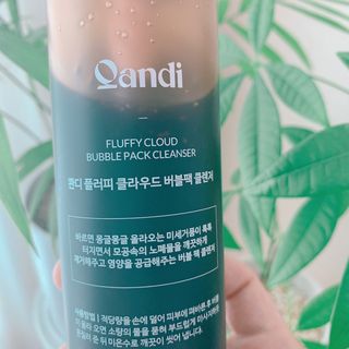 헤어플러스 콴디 플러피 클라우드 버블 팩 클렌저 — 4.5점을 준 리뷰어가 2021년 4월 올린 사용 사진