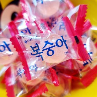 청포도캔디 복숭아캔디 — 5점을 준 리뷰어가 2022년 11월 올린 사용 사진