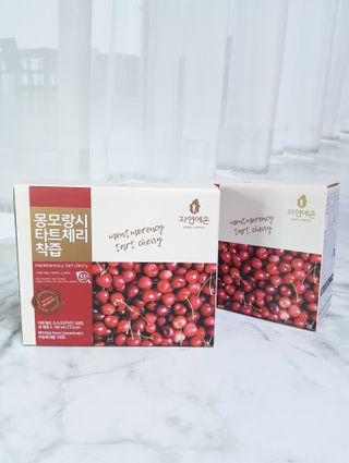 자연에온 몽모랑시 타트체리 착즙 100mL 10개입 2BOX — 5점을 준 리뷰어가 2020년 12월 올린 사용 사진