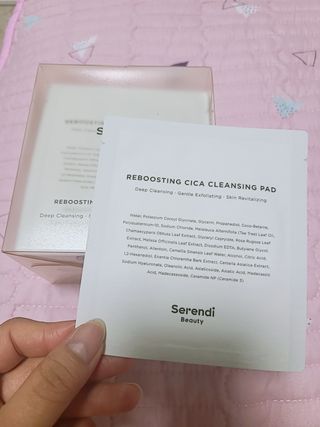 세렌디뷰티 리부스팅 시카 클렌징 패드 — 5점을 준 리뷰어가 2021년 7월 올린 사용 사진