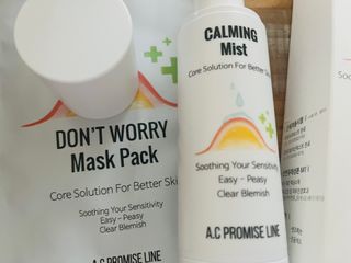 A.C PROMISE LINE 임상시험회사에서 제대로 만든, 민감성피부를 위한 트러블 기초라인 — 5점을 준 리뷰어가 2023년 8월 올린 사용 사진