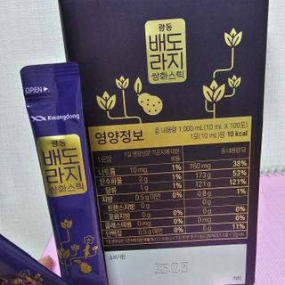 광동생활건강 나우 [광동] 배도라지 쌍화스틱 10mL x 100포 — 4점을 준 리뷰어가 2023년 4월 올린 사용 사진