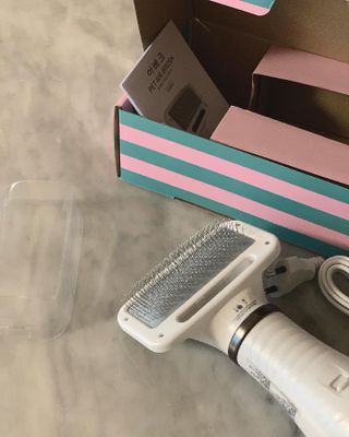 아베크 펫 강아지 고양이 애견 에어 브러쉬 드라이기 올인원 — 5점을 준 리뷰어가 2021년 7월 올린 사용 사진