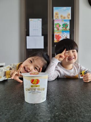 젤리벨리 솜사탕 2종-딸기치즈케이크, 바닐라 — 5점을 준 리뷰어가 2022년 2월 올린 사용 사진