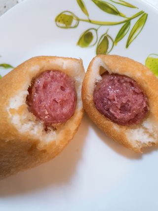 오마뎅 한우핫도그 — 5점을 준 리뷰어가 2021년 5월 올린 사용 사진