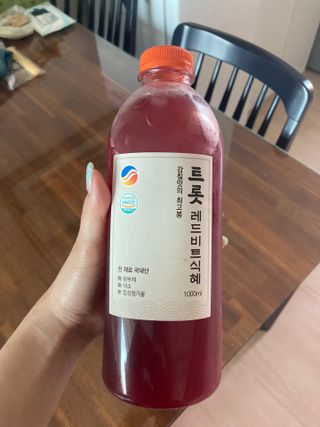 트롯전통식혜 트롯레드비트식혜 1리터 +500리터 — 5점을 준 리뷰어가 2021년 6월 올린 사용 사진