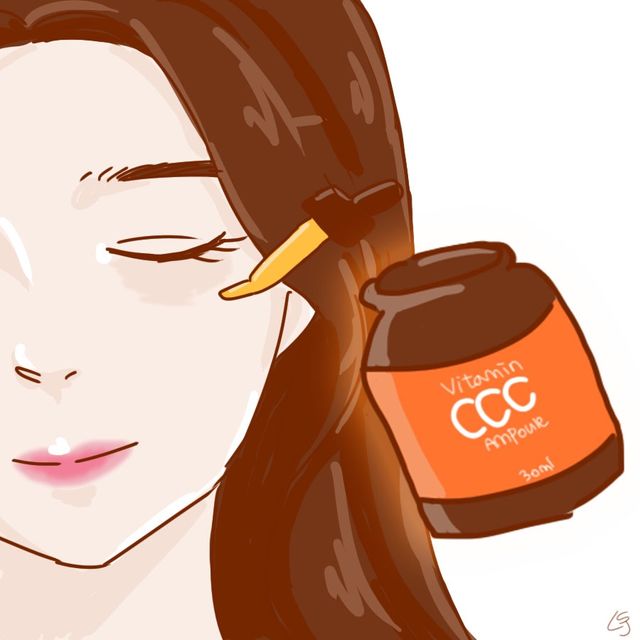 더마 사이언스 비타민 CCC 앰플 기미 브라이트닝 세럼 30ml 리뷰 사진