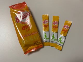 광동제약 [광동] 비타500데일리스틱 70포X2개 + 뚱랑이엽서 + 쇼핑백 증정 — 5점을 준 리뷰어가 2022년 1월 올린 사용 사진