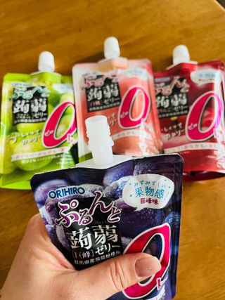 ORIHIRO 오리히로 곤약젤리 제로칼로리 130g 4종 4팩(맛별로 1팩씩) — 5점을 준 리뷰어가 2023년 2월 올린 사용 사진