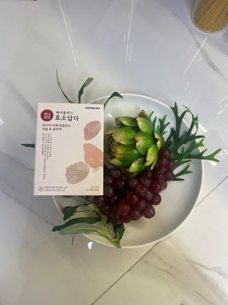 FREE [경남제약헬스케어] 런칭기념 케어플러스 참효소답다 3g x 30포/곡물효소&콤부차 — 5점을 준 리뷰어가 2023년 10월 올린 사용 사진