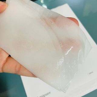 아미퓨어 촉촉하고 밝은 피부를 만들어주는 1일1팩, 아미노이펙트 마스크 10매 — 5점을 준 리뷰어가 2021년 7월 올린 사용 사진