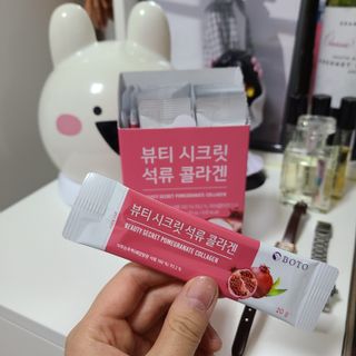 보뚜 슈퍼푸드 뷰티 시크릿 석류 콜라겐 젤리스틱 15포 — 5점을 준 리뷰어가 2021년 12월 올린 사용 사진