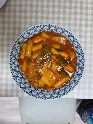 응큼떡볶이 — 5점을 준 리뷰어가 2021년 3월 올린 사용 사진