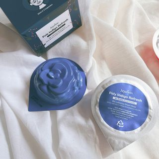 제주인디 카멜리아 블러썸 바이오셀룰로오스 마스크팩 — 4.5점을 준 리뷰어가 2021년 10월 올린 사용 사진
