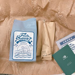 [달리살다] 자연에서 온 천연 비누 소프넛, 프레시버블의 유기농 소프넛 브러쉬 세트 — 5점을 준 리뷰어가 2021년 4월 올린 사용 사진