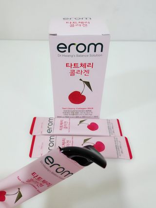 이롬 erom 타트체리 콜라겐 — 5점을 준 리뷰어가 2021년 3월 올린 사용 사진