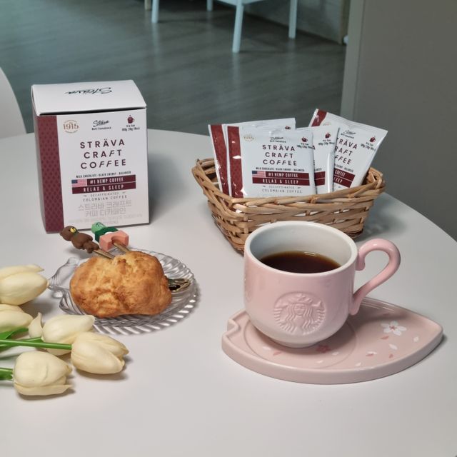 스트라바 햄프커피 드립백 디카페인 리뷰 사진