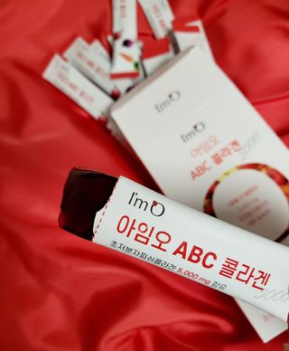 아임오 ABC 콜라겐 젤리 14포 — 5점을 준 리뷰어가 2022년 2월 올린 사용 사진