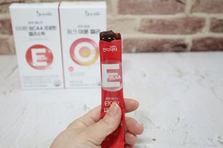 인디닥터 면역 생생 핑크 이뮨 젤리 + 타이탄 BCAA 프로틴 젤리스틱 — 5점을 준 리뷰어가 2022년 3월 올린 사용 사진