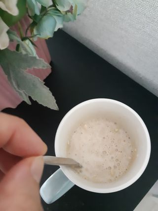 메이준뉴트리 유러피언 산양유 콜라겐 프로틴 — 5점을 준 리뷰어가 2021년 5월 올린 사용 사진