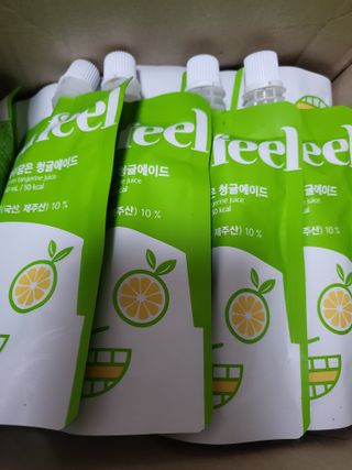 JEJUFEEL 풋풋한 제주담은 청귤에이드 — 5점을 준 리뷰어가 2022년 9월 올린 사용 사진