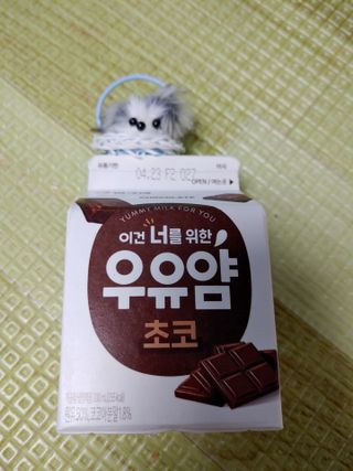 빙그레 우유얌 초코 / 우유얌 딸기 — 5점을 준 리뷰어가 2021년 4월 올린 사용 사진